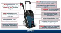 Bosch GHP 5-55 Professional hogedrukreiniger Staand Electrisch 520, 500 2200 W