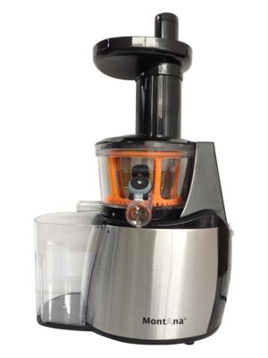 Montana JT-2013B citruspers/sapmaker Slowjuicer Zwart, Oranje, Zilver 200 W Montana JT-2013B citruspers/sapmaker Slowjuicer Zwart, Oranje, Zilver 200 W