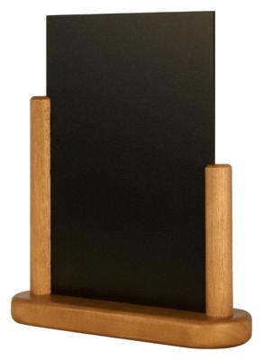 Krijtbord securit 23 cm x 20 cm x 6 cm teak hout Krijtbord securit 23 cm x 20 cm x 6 cm teak hout