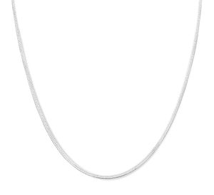 TFT Zilveren Ketting Plat 2,0 mm 40 + 4 cm