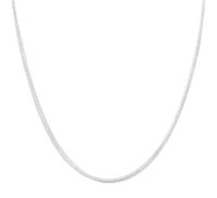 TFT Zilveren Ketting Plat 2,0 mm 40 + 4 cm - thumbnail