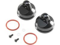 Losi - Shock Cap Aluminum Black (2): LST/2 LST 3XL-E (LOS343000)