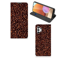 Samsung Galaxy A32 4G | A32 5G Enterprise Editie Flip Style Cover Koffiebonen