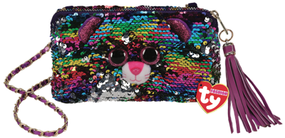 Ty Plush - Sequin Square Purse - Dotty the Leopard (TY95145)