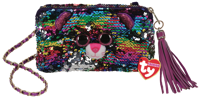 Ty Plush - Sequin Square Purse - Dotty the Leopard (TY95145)