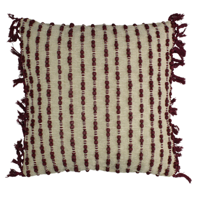 Wants&Needs Accessoires Sierkussen Katoen Rood 45 X 45 Wants&Needs Accessoires Sierkussen Katoen Rood 45 X 45