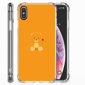 Apple iPhone X | Xs Stevig Bumper Hoesje Baby Beer