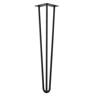 Stalen hairpin zwart hairpin ø 1,2 cm en hoogte 60 cm Stalen hairpin zwart hairpin ø 1,2 cm en hoogte 60 cm