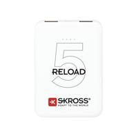 Skross Reload 5 Powerbank 5000 mAh Li-ion Wit Statusweergave - thumbnail