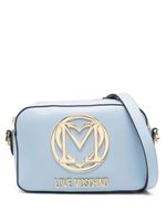 Love Moschino sac à bandoulière à plaque logo - Bleu - thumbnail