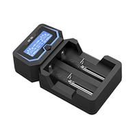 XTAR Oplader voor Li-Ionen en Ni-MH accu's, professioneel en snel, reactivering van diepontladen en 0 V cellen, twee-cellen, model: X2