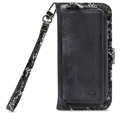 Mobilize 2in1 Gelly Wallet Zipper Case iPhone 12 / iPhone 12 Pro zwart / snake - MOB-TIOGWZBS-IPH1261