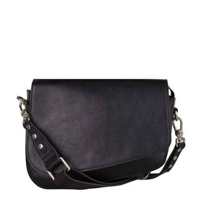 Cowboysbag leren crossbody tas Kaapstad zwart