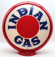 Indian Gas Red Dot Benzinepomp Bol - thumbnail