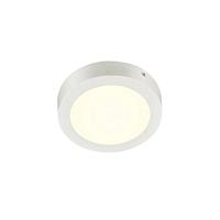 SLV wand- en plafondopbouwarmatuur SENSER 18 CW/plafond- en wandverlichting binnen, ledspot, opbouwarmatuur, wandopbouwarmatuur, plafondspot / 4000K 12 W 990 lm wit dimbaar 110 graden