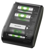GP RECYKO universele USB-lader model GP B631 (voor alle gangbare AA, AAA, C, D, 9V batterijen)