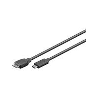 Goobay 67995 Sync & Charge Super Speed USB-C naar Micro-B 3.0 oplaadkabel, 0,6 m