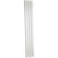 Designradiator Millennium Dubbel 200x30cm 974 Watt Mat Wit Zijaansluiting