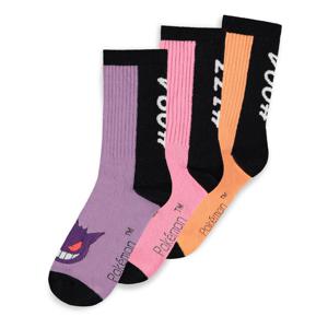 Pokemon Socks 3-Pack Heads Colormix 39-42