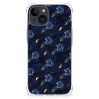 Doorzichtige Silicone Hoesje voor iPhone 15 Plus Voetbal