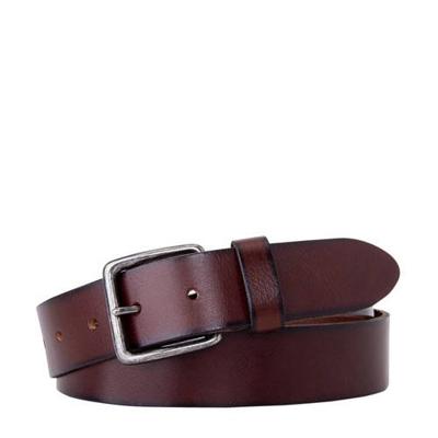 Michaelis leren riem donkerbruin