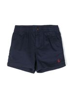 Ralph Lauren Kids short en coton à logo brodé - Bleu