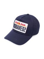 DSQUARED2 KIDS casquette à patch logo - Bleu - thumbnail