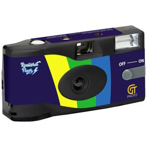 GT Photo GT27FL filmcamera Compacte camera (film) 135 mm Zwart, Blauw