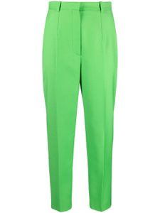 Alexander McQueen pantalon court à taille haute - Vert