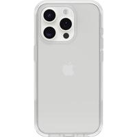 OtterBox Symmetry Clear Case voor iPhone 15 Pro, Schokbestendig, Valbestendig, Dunne beschermende hoes, 3x getest volgens militaire standaard, Transparent, Zonder Verpakking