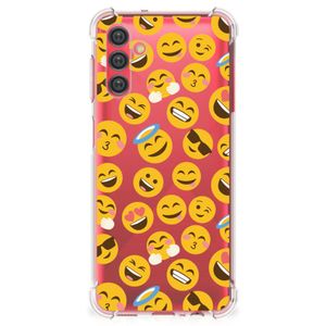 Samsung Galaxy A13 5G | A04s Doorzichtige Silicone Hoesje Emoji