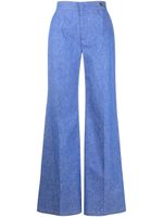 Câllas Milano pantalon évasé Jane à taille haute - Bleu - thumbnail