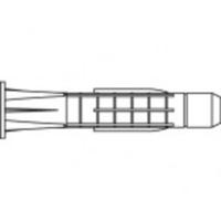 TOOLCRAFT Plug 37 mm TO-5455116 100 stuk(s)