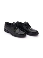 Moustache derbies en cuir verni - Noir