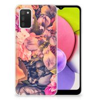 Samsung Galaxy A03S TPU Case Bosje Bloemen - thumbnail