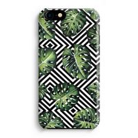 Geometrische jungle: iPhone 8 Volledig Geprint Hoesje - thumbnail