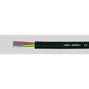 Helukabel 37044-500 Rubberkabel H07RN-F 4 G 1 mm² Zwart 500 m