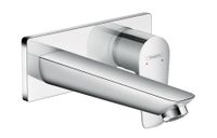 Hansgrohe Talis S inbouw wastafelkraan met 16.5cm uitloop afbouwdeel chroom