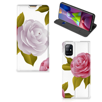 Samsung Galaxy M51 Smart Cover Roses Samsung Galaxy M51 Smart Cover Roses