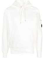 C.P. Company hoodie Oblo à patch logo - Blanc