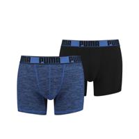 Puma Active Grizzly Melange Boxershorts Blue 2-pack-XL