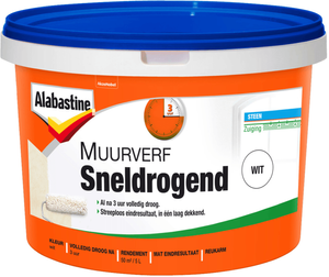 alabastine muurverf sneldrogend wit 5 ltr