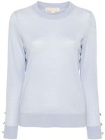 Michael Michael Kors fine-knit merino wool jumper - Bleu