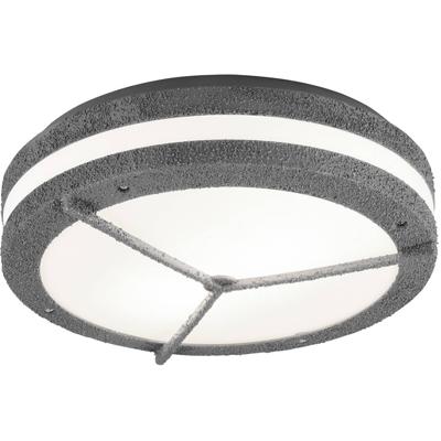 LED Plafondlamp - Badkamerlamp - Trion Murinay - Opbouw Rond - Waterdicht IP54 - E27 Fitting - 2-lichts - Beton Look -