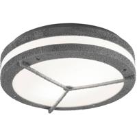 LED Plafondlamp - Badkamerlamp - Trion Murinay - Opbouw Rond - Waterdicht IP54 - E27 Fitting - 2-lichts - Beton Look -