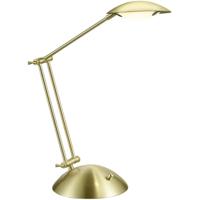 LED Bureaulamp - Trion Kalka - 6W - Warm Wit 3000K - Dimbaar - Rond - Mat Koper - Aluminium