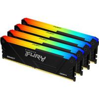 Kingston Technology FURY Beast RGB geheugenmodule 64 GB 4 x 16 GB DDR4 3600 MHz - thumbnail