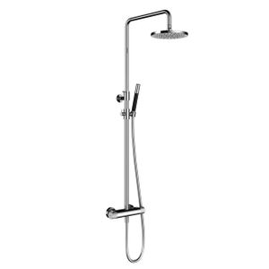 Hotbath Cobber X SDS9 thermostatische regendoucheset met 20cm ronde hoofddouche staafhanddouche chroom SDSX9CR