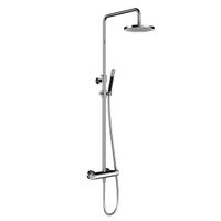 Hotbath Cobber X SDS9 thermostatische regendoucheset met 20cm ronde hoofddouche staafhanddouche chroom SDSX9CR - thumbnail