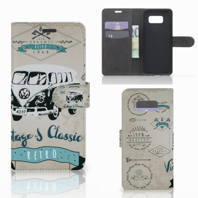Samsung Galaxy S8 Plus Telefoonhoesje met foto Retro VW Bus Samsung Galaxy S8 Plus Telefoonhoesje met foto Retro VW Bus